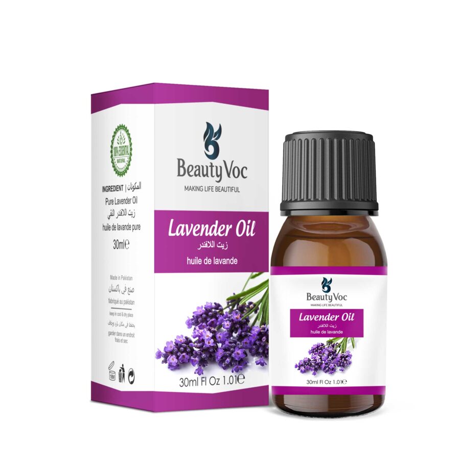 BeautyVoc Pure Lavender Oil 30 ml | For Skin, Hair & Aromatherapy