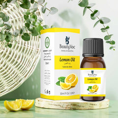 BeautyVoc Pure Lemon Oil 30 ml | For Bright Skin | Acne Fighting | Fade Dark spots