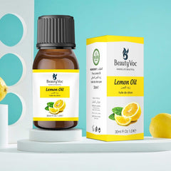 BeautyVoc Pure Lemon Oil 30 ml | For Bright Skin | Acne Fighting | Fade Dark spots