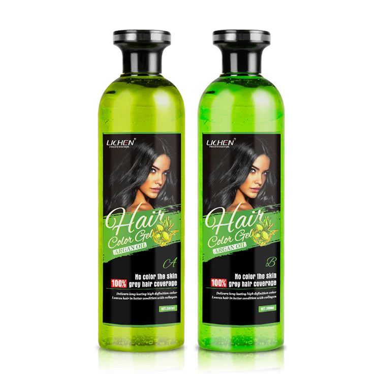 Lichen Hair Color Gel (Argan Oil) 500ml x 2