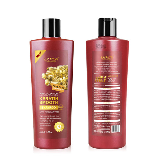 Lichen Keratin Smooth Hair Shampoo 400ml