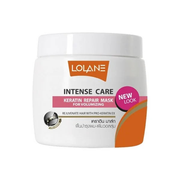 Lolane Intense Care Keratin Repair Mask Volume Filler Fullness & Healthy Hair