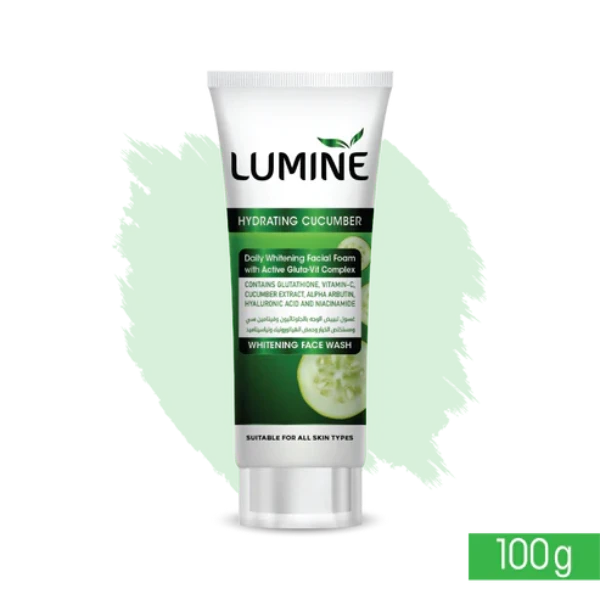 Lumine Hydrating Cucumber Whitening Face Wash 100ml