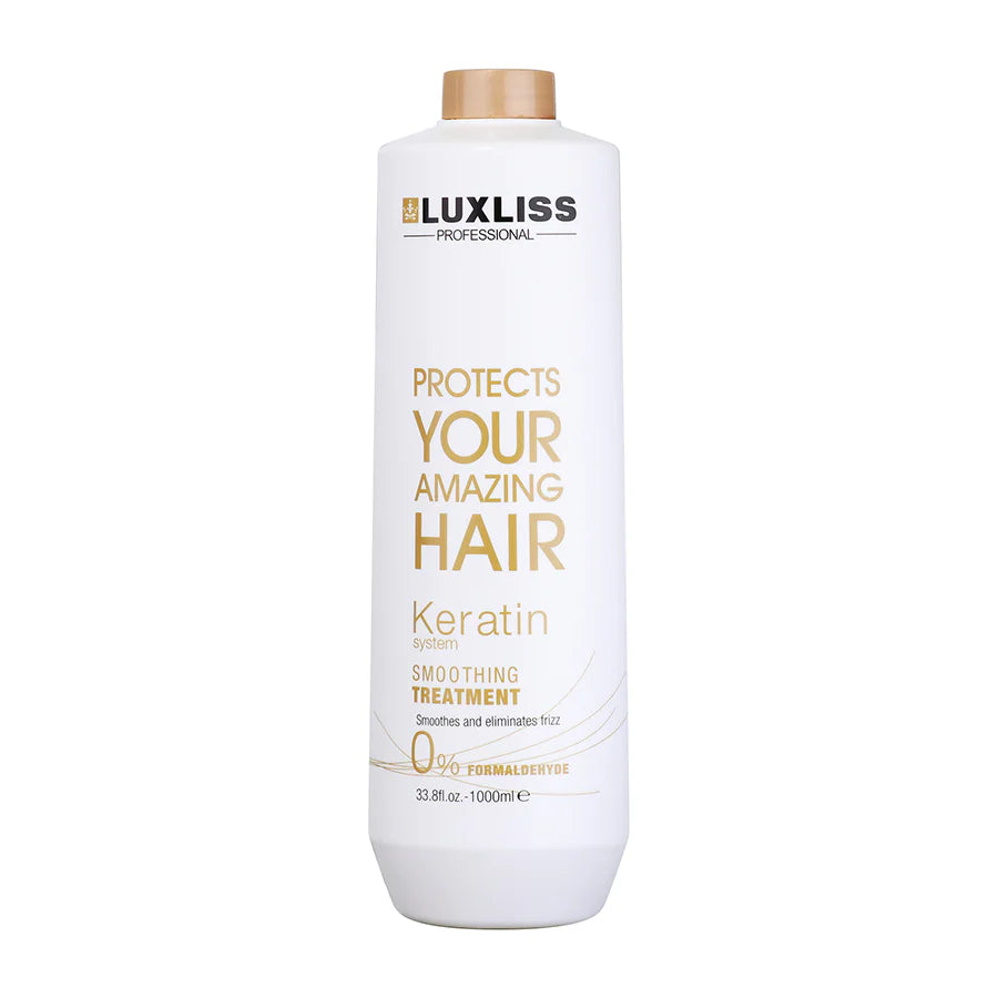 Luxliss Keratin Smoothing Treatment 0% Formaldehyde 1000ml