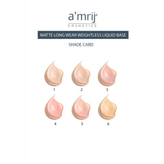 Amrij Cosmetics MATTE LONG WEAR WEIGHTLESS Foundation