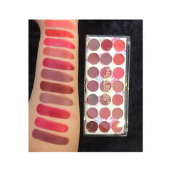 Miss Rose Matte Lipstick Palette - 21 Colors