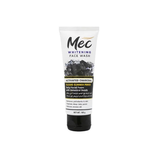 Mec Whitening Activated Charcoal Face Wash