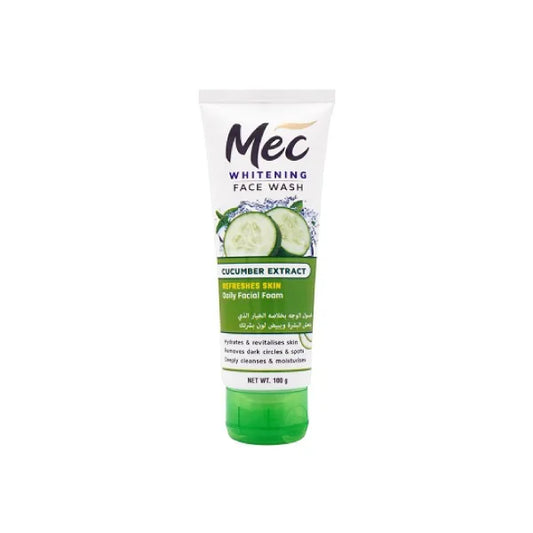 Mec Whitening Cucumber Extract Face Wash