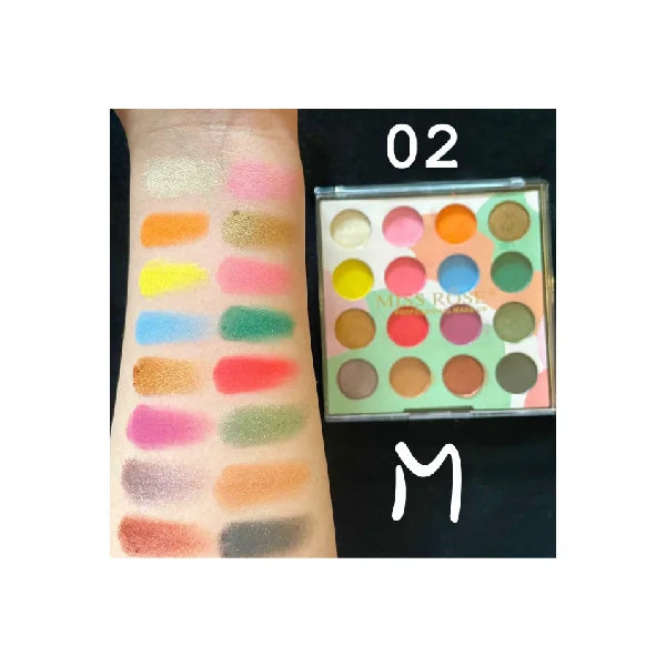 Miss Rose 16 Color Matte Eyeshadow