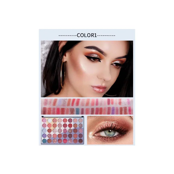 Miss Rose 40 Color Earth Color Eyeshadow Palette