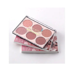 Miss Rose 6 Color Blush Palette