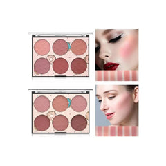 Miss Rose 6 Color Blush Palette