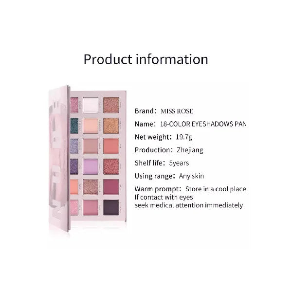 Miss Rose Nude Palette Setting B