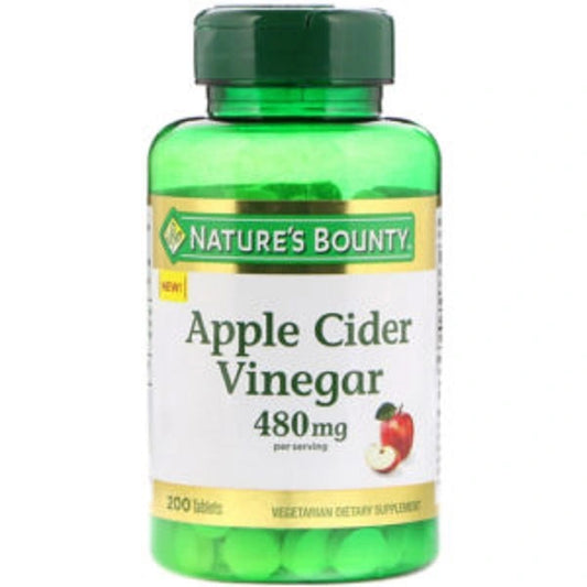 Nature’s Bounty Apple Cider Vinegar 480 mg (200 Tablets)