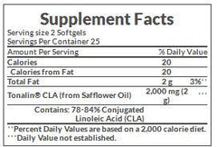 Nature's Bounty CLA/Tonalin 1,000mg 50 Rapid Release Softgels