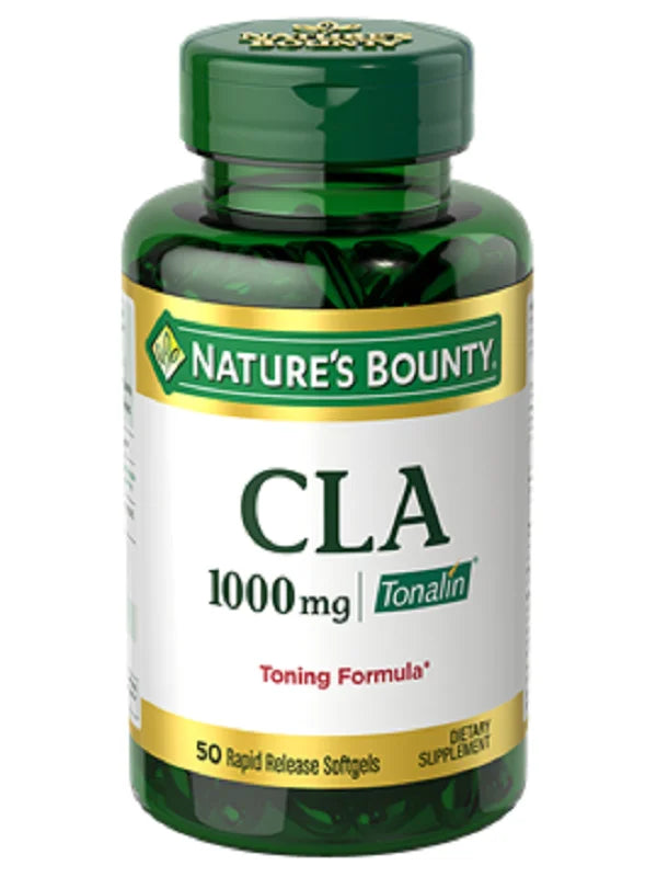 Nature's Bounty CLA/Tonalin 1,000mg 50 Rapid Release Softgels