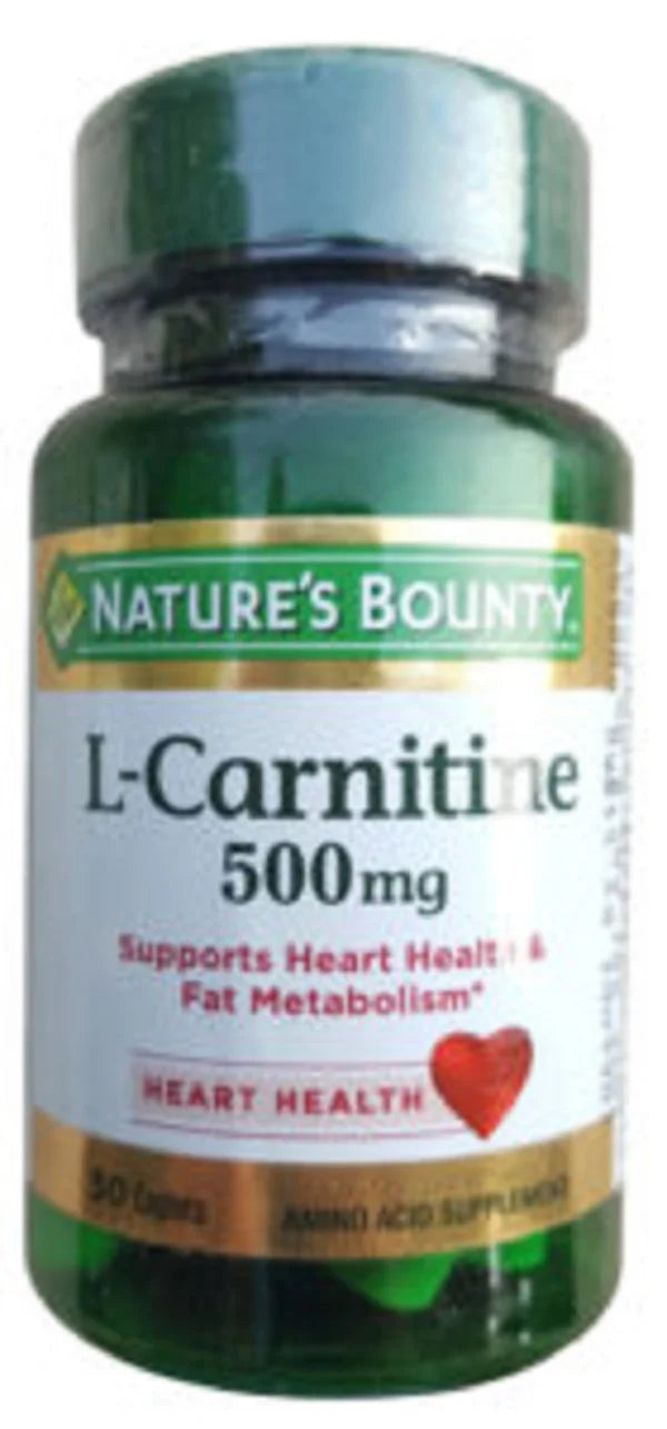 Nature’s Bounty L-Carnitine 500mg 30 Caplets