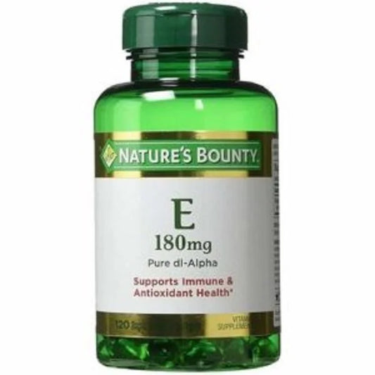 Nature's Bounty Vitamin E-180 IU - 120 Softgels