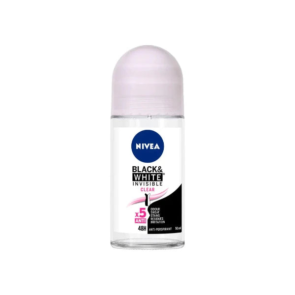 Nivea Women Invisible Black & White Clear Roll On 50ml