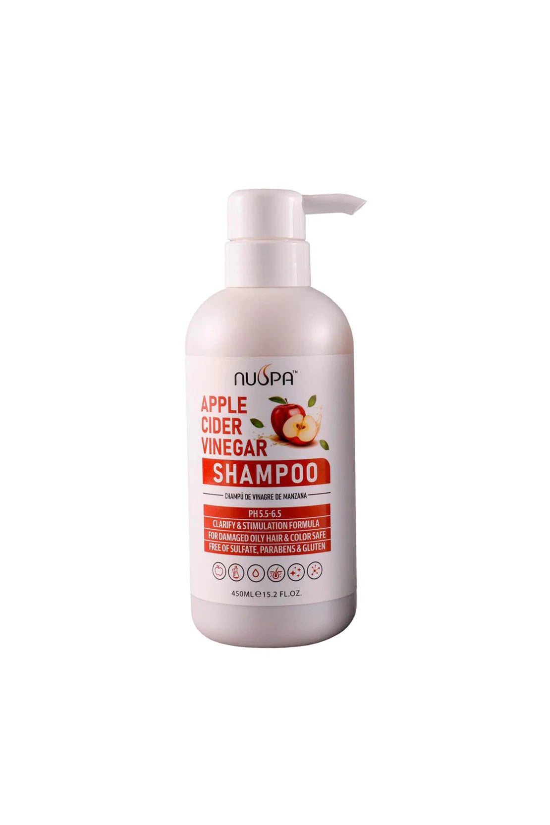 Nuspa Apple Cider Veniger Shampoo 450ml