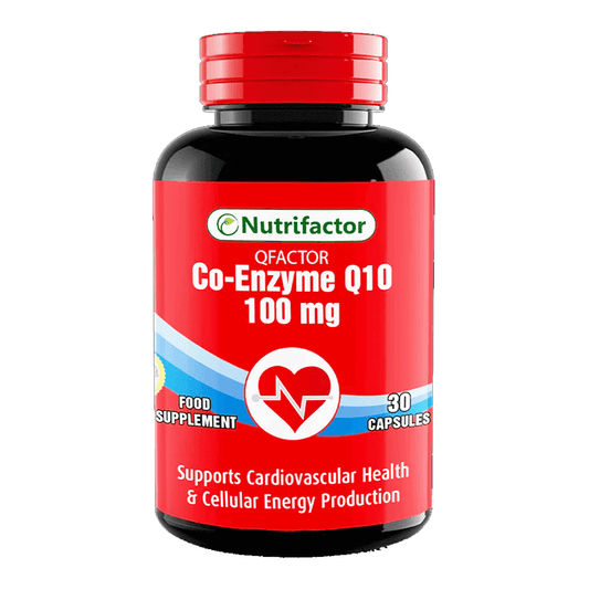 Nutrifactor Qfactor Co-Enzyme Q10 100mg - 30 Capsules