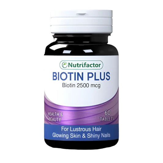 Nutrifactor Biotin Plus 2500mcg 60 Tablets