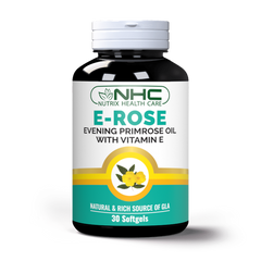 Nutrix E-Rose Evening Primrose Oil with Vitamin E - 30SG