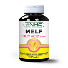 Nutrix Melf Folic Acid 400mcg - 100 Tablets