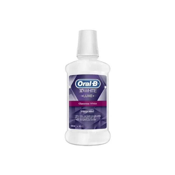 Oral-B 3D White Luxe Mouthwash 500 ML