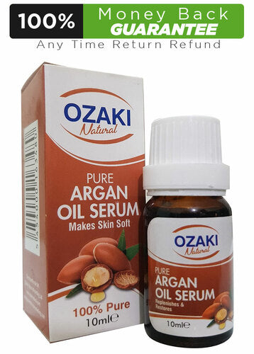 Ozaki Natural 100% Pure Argan Oil Serum, Makes Skin Soft - 10ml