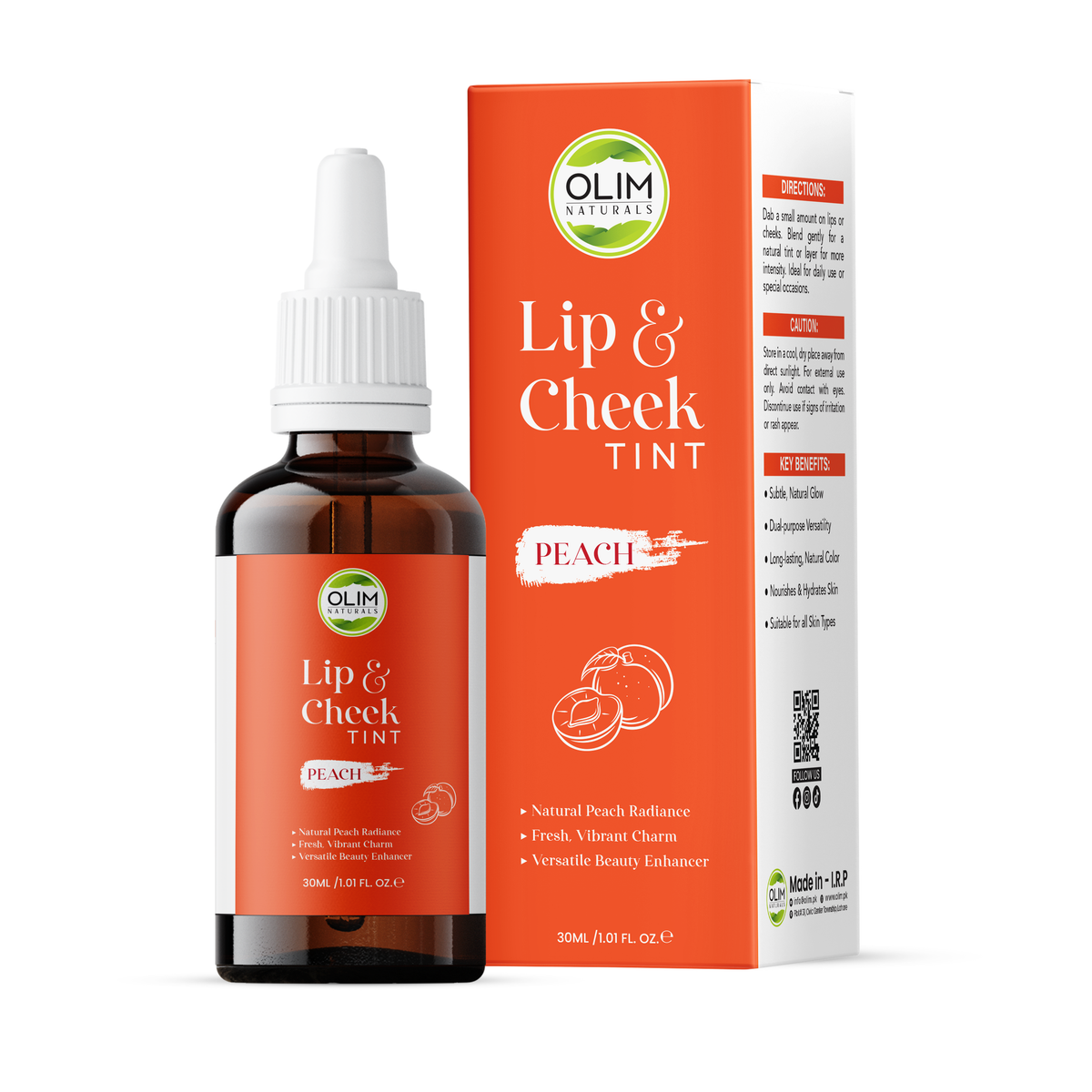 Lip And Cheek Tint Peach