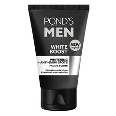 Ponds Men White Boost Whitening + Anti Dark Spot Facial Scrub 100ml