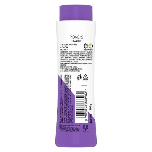 Ponds Magic Freshness Talcum Powder With Fragrance of Acacia Honey