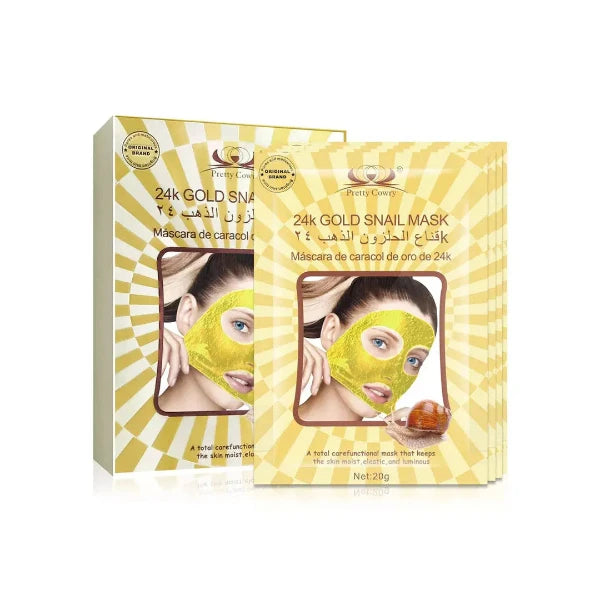 Pretty Cowry Gold 24K Mask 20G (Pack Of 10)