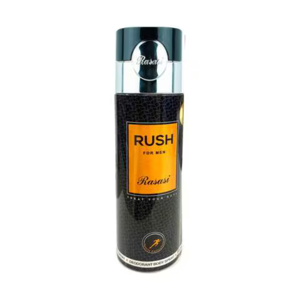 Rasasi Rush Deodorant Body Spray For Men – Manmohni