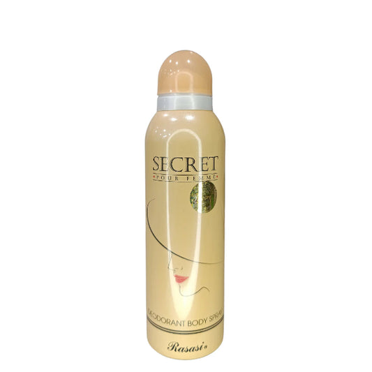 Rasasi Secret Pour Femme Deodorant Body Spray 200 ML