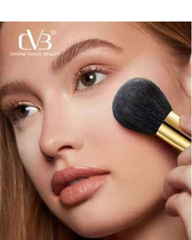 CVB 4 in 1 Travel Brush | With Ultra Soft Bristles | Face Powder Blending Brush | Dense and Fluffy brush