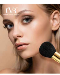 CVB 4 in 1 Travel Brush | With Ultra Soft Bristles | Face Powder Blending Brush | Dense and Fluffy brush