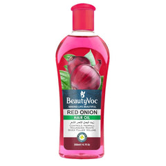 BeautyVoc Red Onion Hair Oil 200 ml | For Hair Growth, Hair Fall Control & Stronger Roots | Natural Scalp Nourishment
