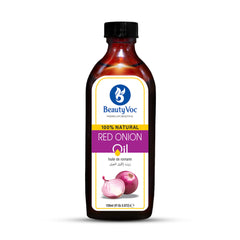 BeautyVoc Pure Red Onion Oil 150 ml -  For Hair Growth, Hair Fall Control & Stronger Roots | Natural Scalp Nourishment