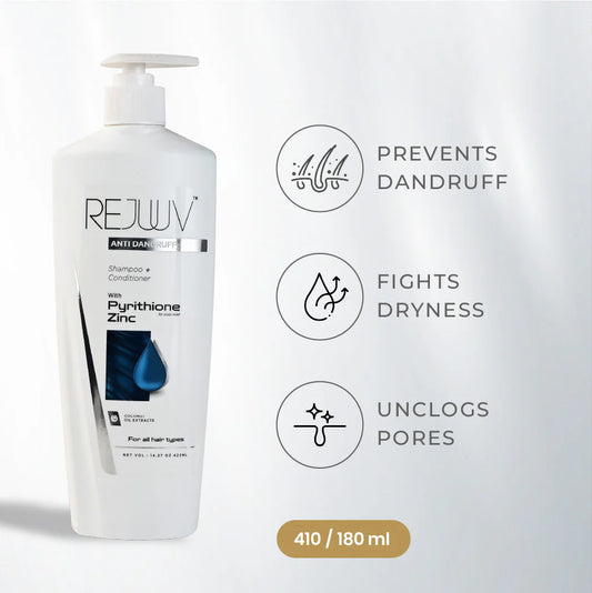 Rejuuv Anti Dandruff With Pyrithione Zinc Shampoo 422ml