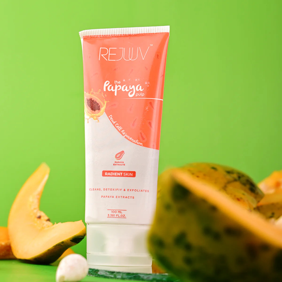 Rejuuv Papaya Pulp Dead Cell Rejuvenation Face Wash 100ml