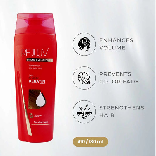 Rejuuv With Biotin Gold Keratin Shampoo 180ml