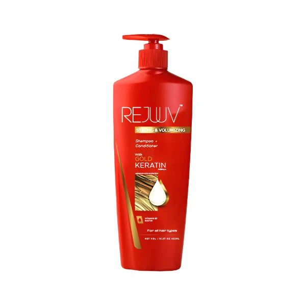 Rejuuv With Biotin Gold Keratin Shampoo 422ml