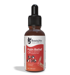 BeautyVoc Pain Relief Oil 50 ml – Instant Joint & Muscle Pain Relief | Instant Cramps relief