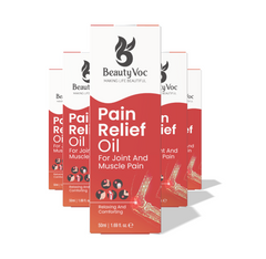 BeautyVoc Pain Relief Oil 50 ml – Instant Joint & Muscle Pain Relief | Instant Cramps relief