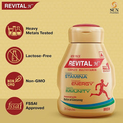 Revital H Stamina & Immunity Multivitamin For Men