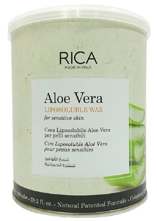 Rica Aloe Vera Liposoluble Wax for Sensitive Skin 800 ML