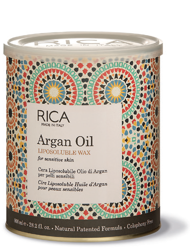 Rica Argan Oil Liposoluble Wax For Sensitive Skin 800ML