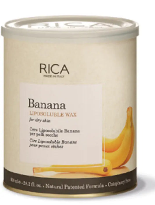 Rica Banana Liposoluble Wax for Dry Skin 800 ML